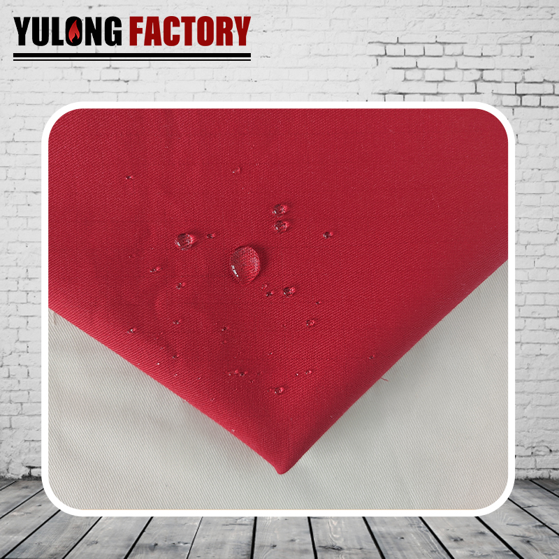 260克全棉阻燃網格金屬防靜電防油拒水面